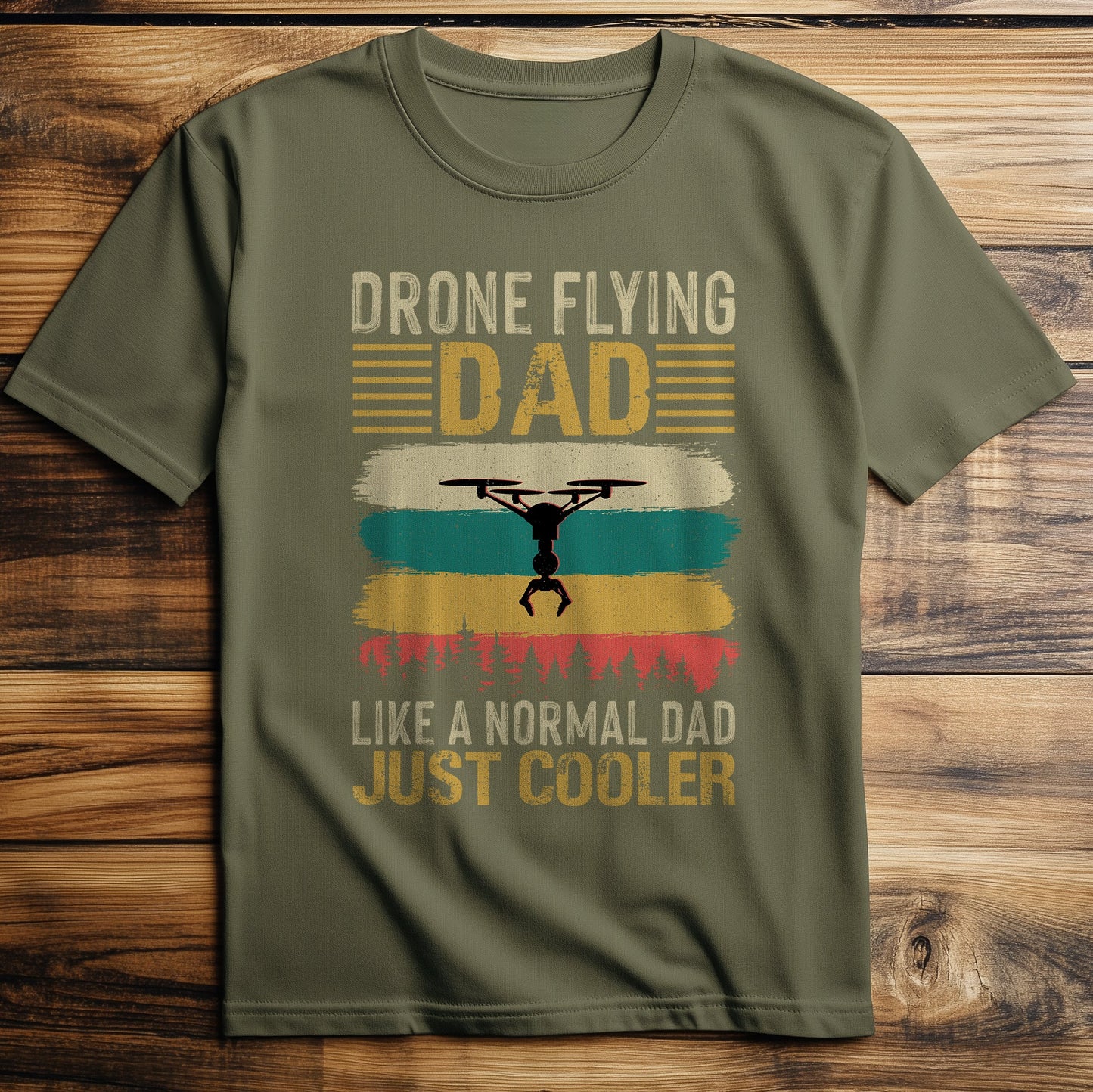 Drone Dad Cooler T-Shirt