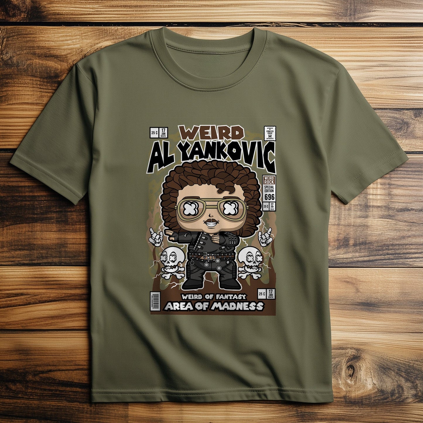 Weird Al Yankovic Skeleton T-Shirt
