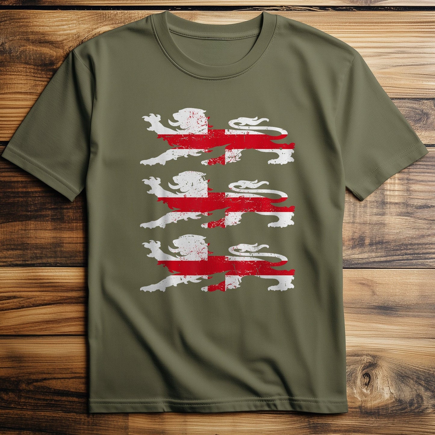 Roaring Lions Retro England T-Shirt
