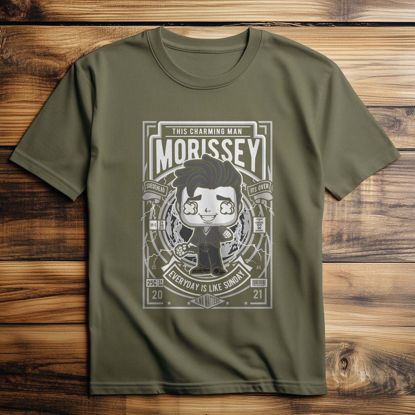 Morrissey Moustache Mayhem T-shirt