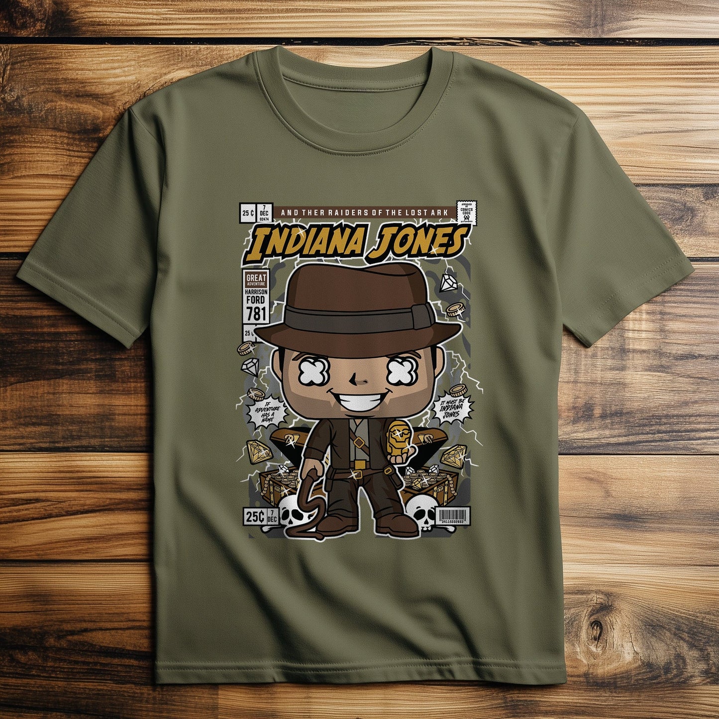 Indiana JoneS Comic T-Shirt