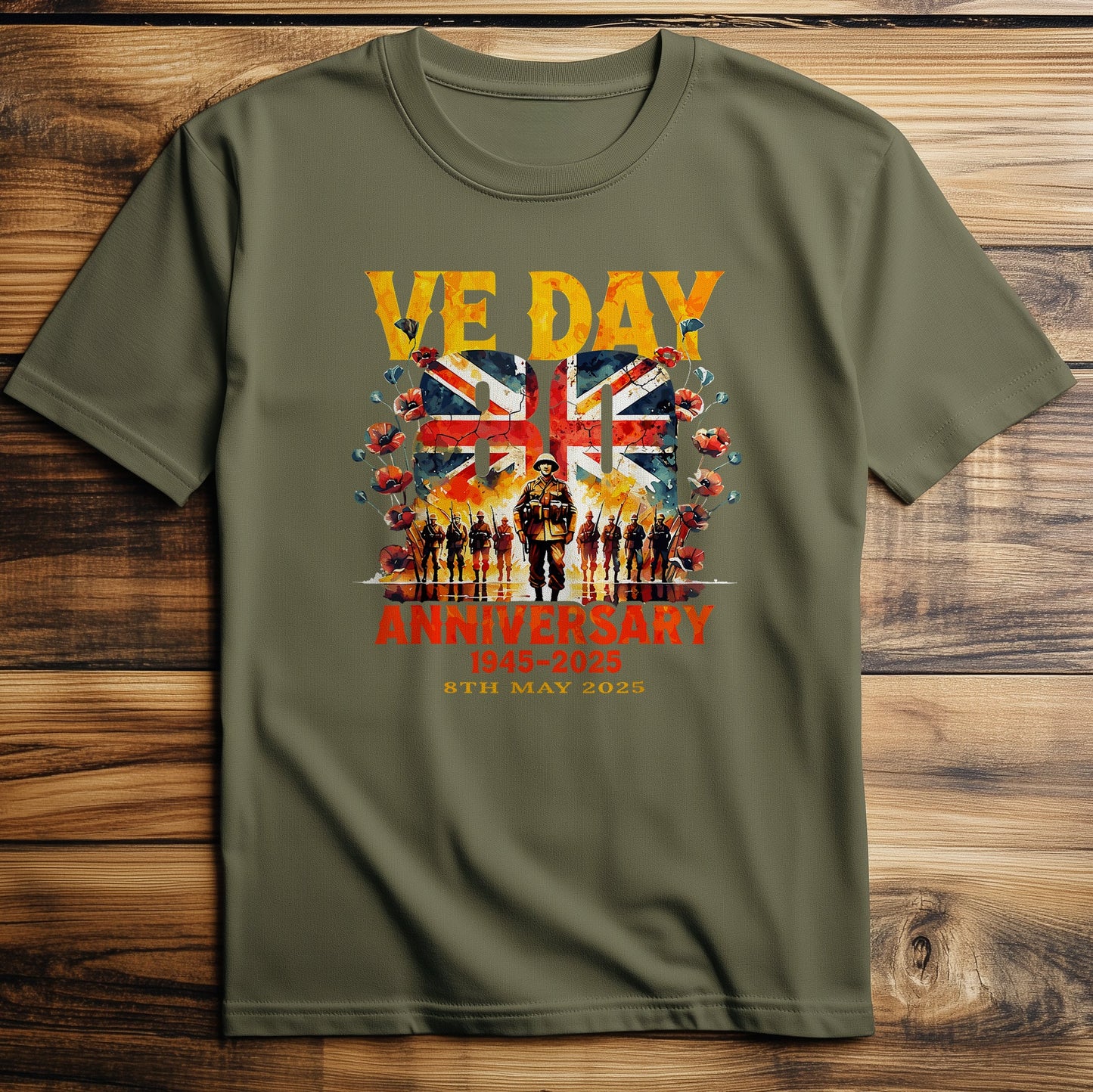 Ve Day Uk 80Th T-Shirt Style001