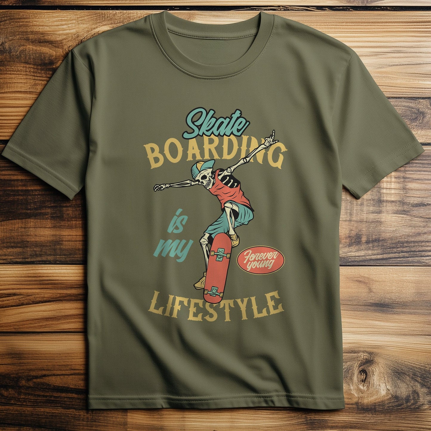 Skateboard_8 T-Shirt - Ride the Fun