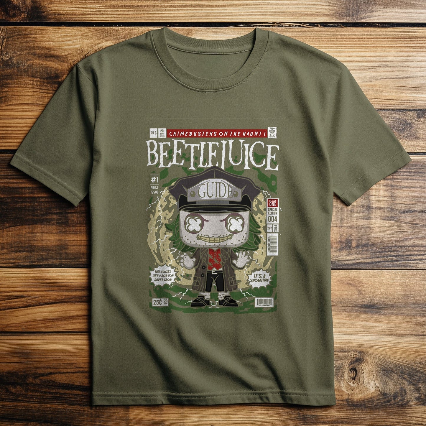 Beetlejuice Comic Cover T-Shirt