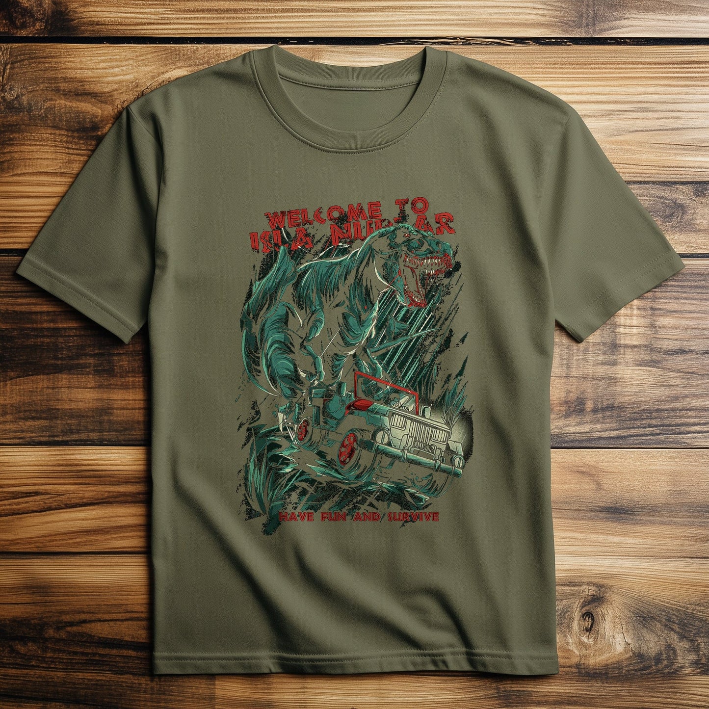 Survive Dinosaur Island T-Shirt