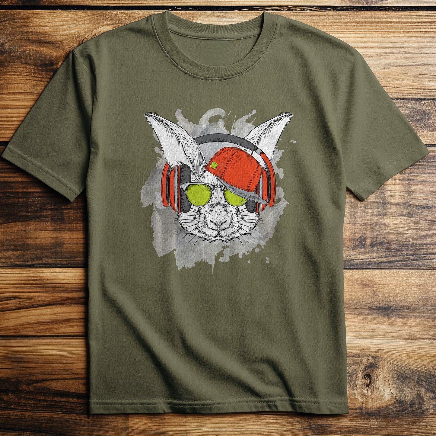 Rabbit Headphone T-Shirt