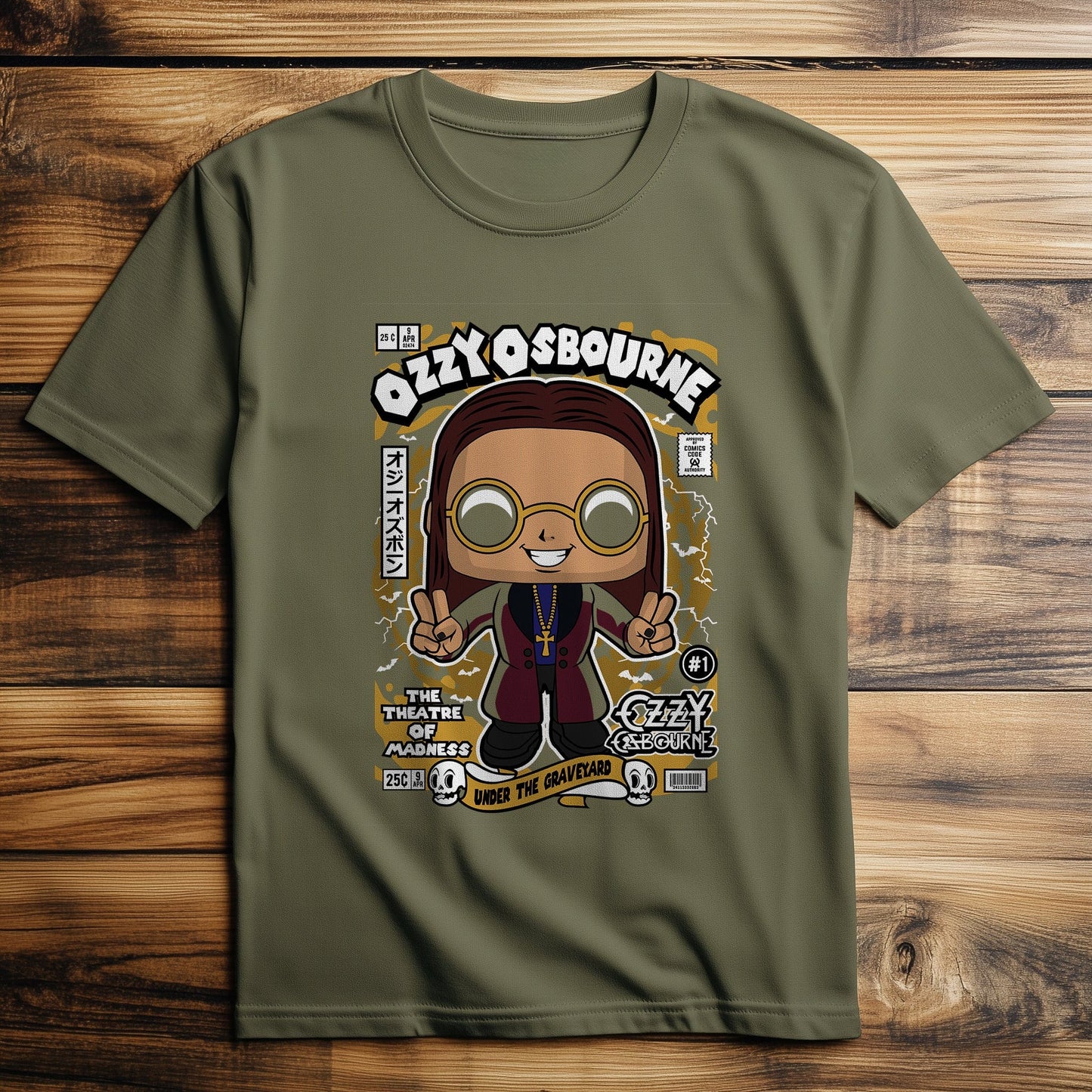 Ozzy Osbourne Cartoon T-Shirt