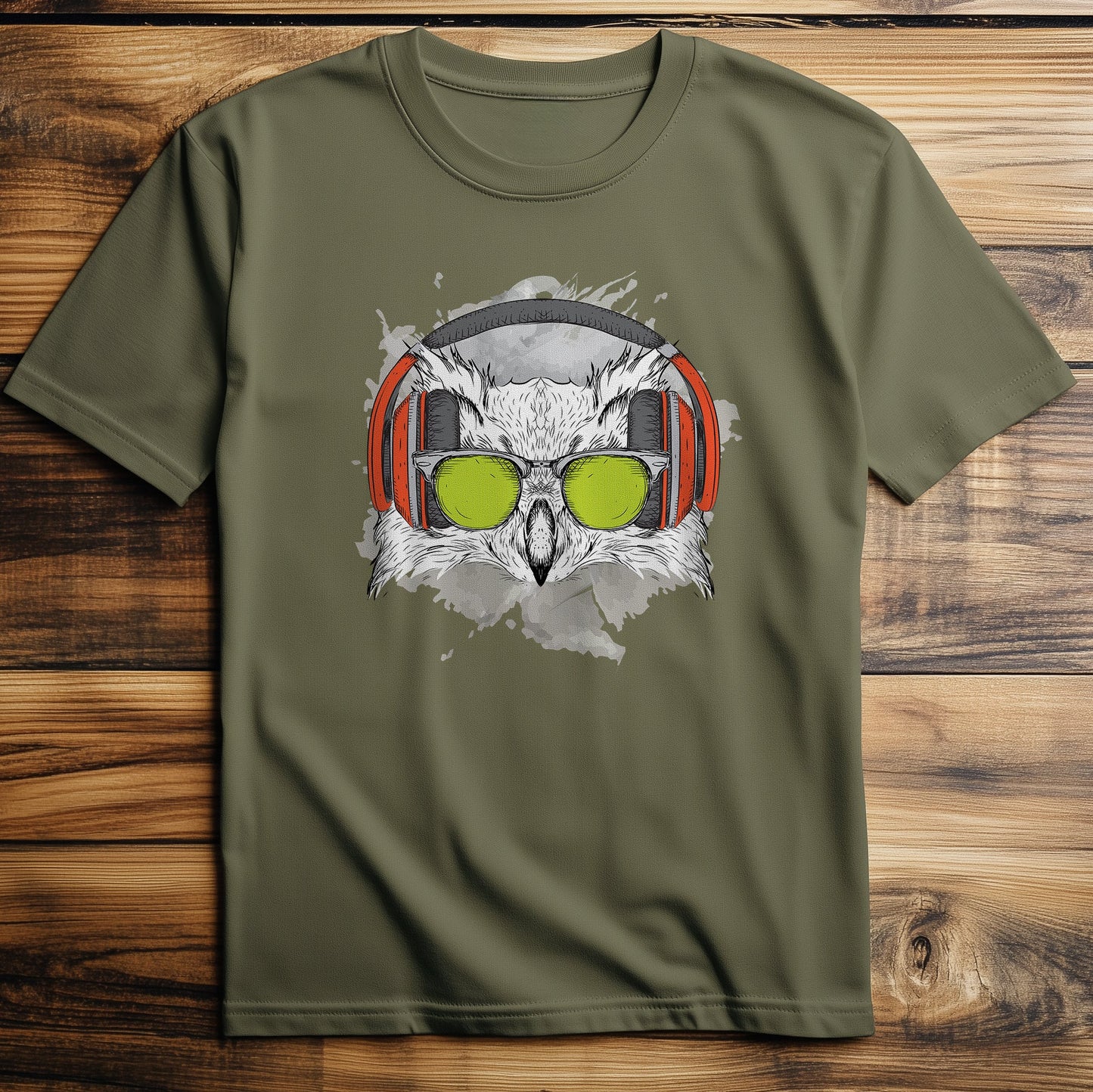 Owl Headphones T T-Shirt