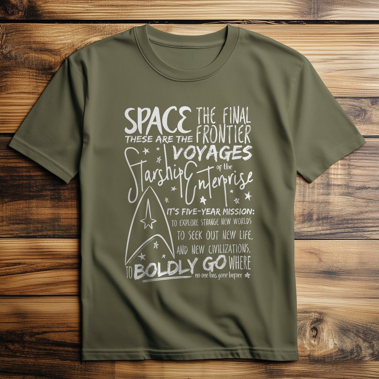 Space Oddity Final Frontier Tee