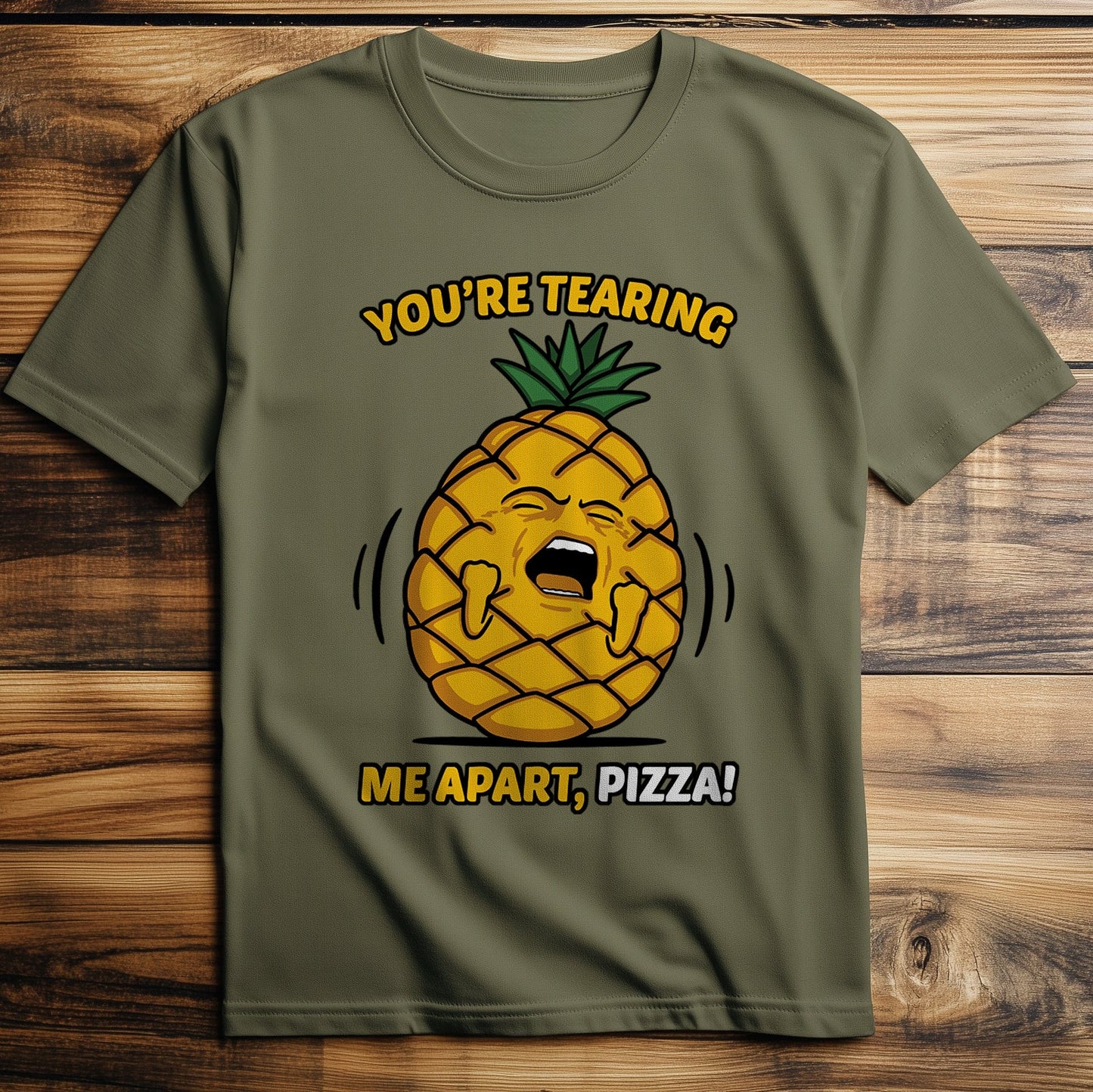 Tearing Me Apart Pizza t-shirt
