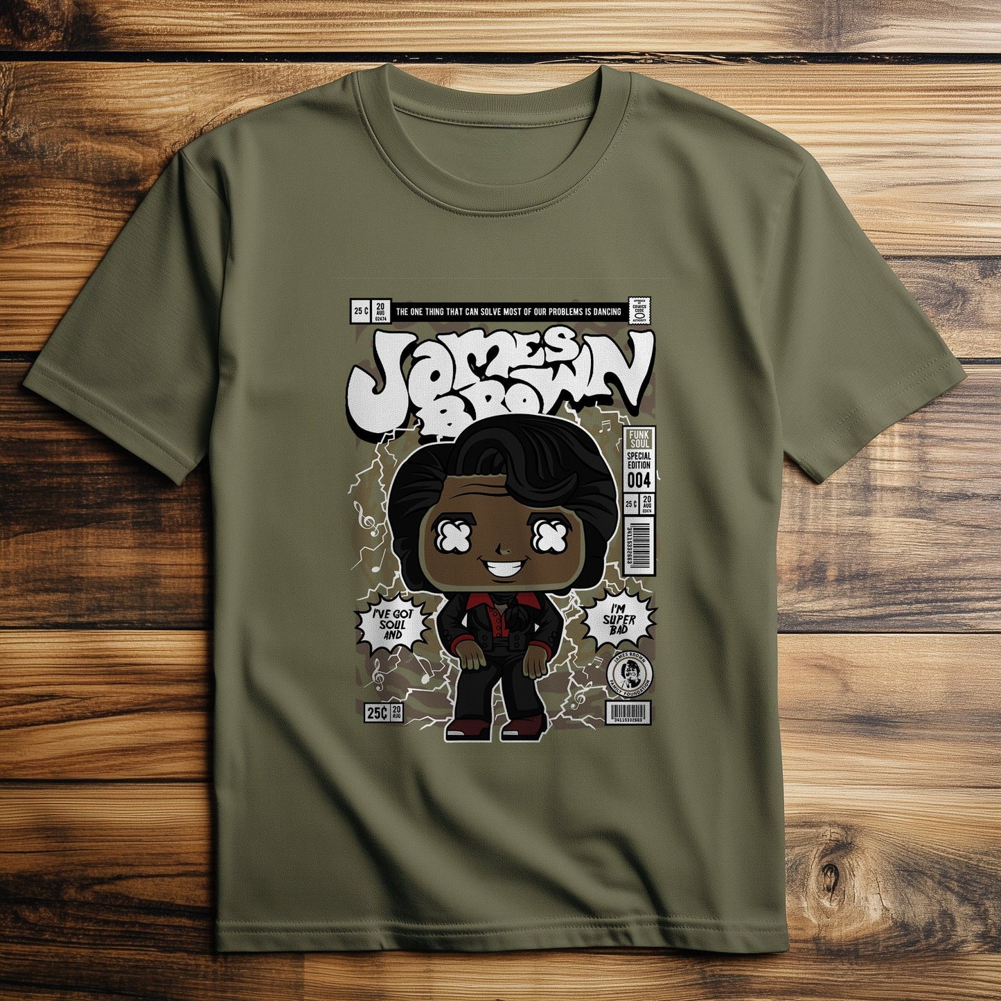 James Brown T-shirt - Funky