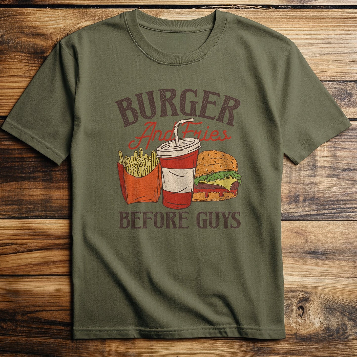 Fast Food 12 T-Shirt - Burgers Before