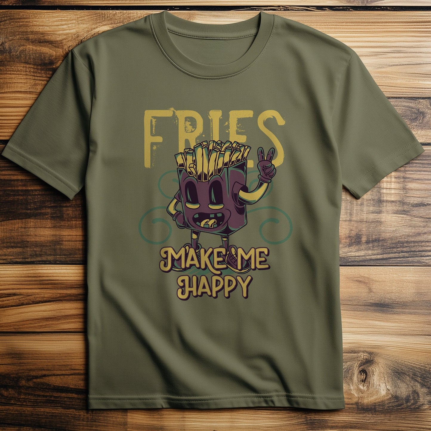 Fast Food 4 Happiness T-shirt - Fries