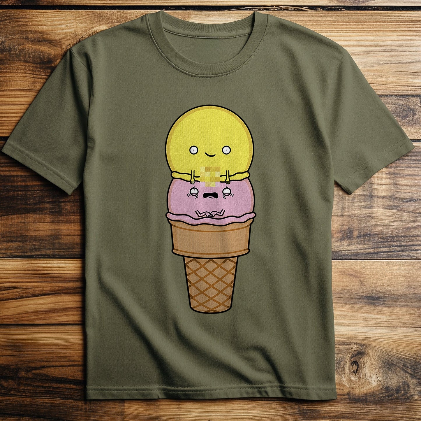 2 Balls Ice Cream T-Shirt