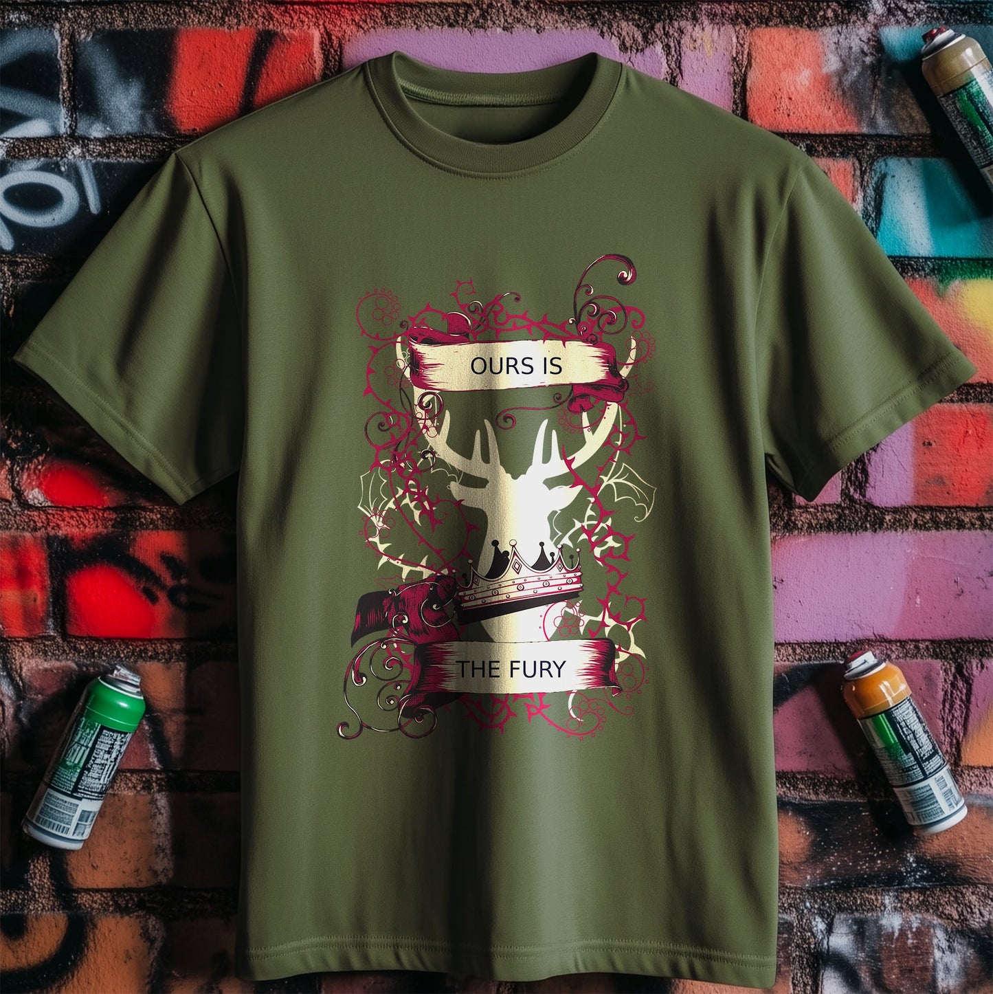 Ours Is Fury T-shirt - Antlered