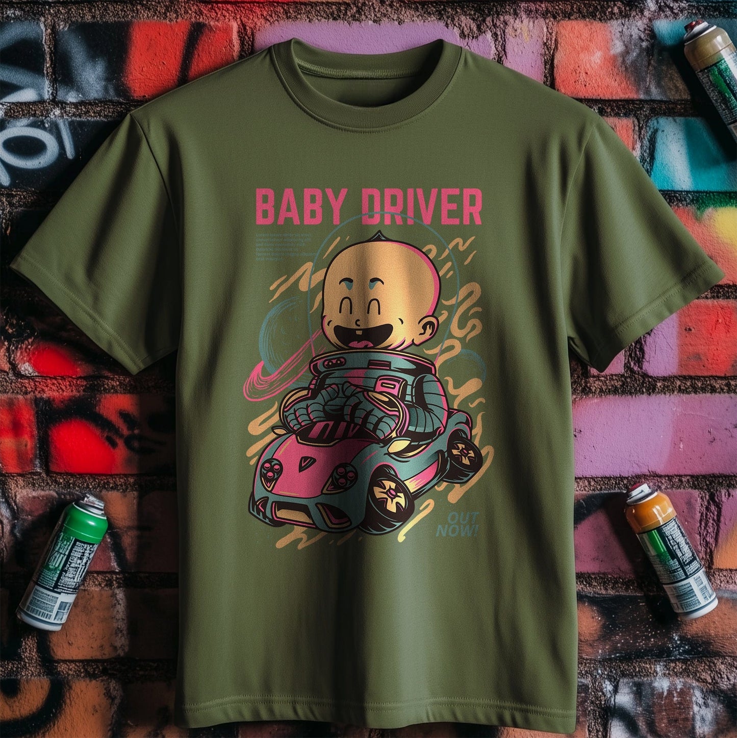 Baby Driver T-Shirt - Hilariously
