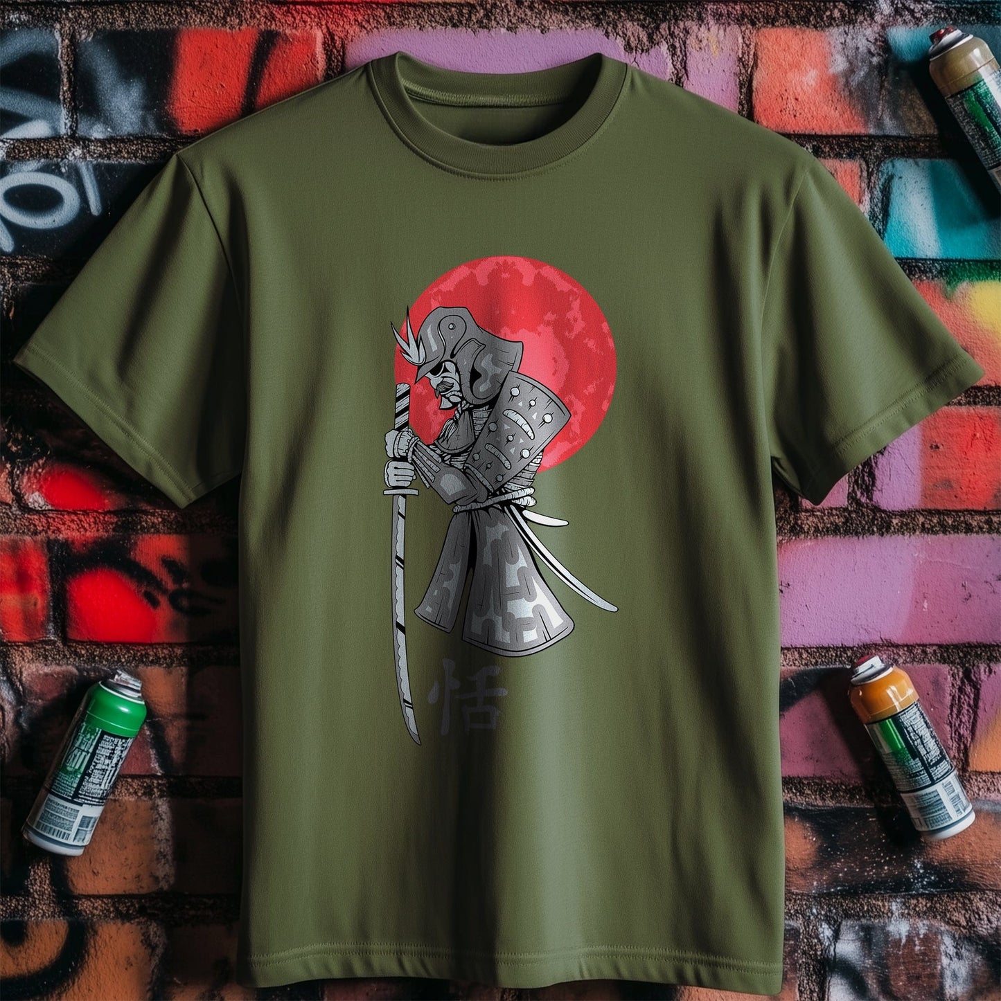 Japanese Samurai T-Shirt Slice