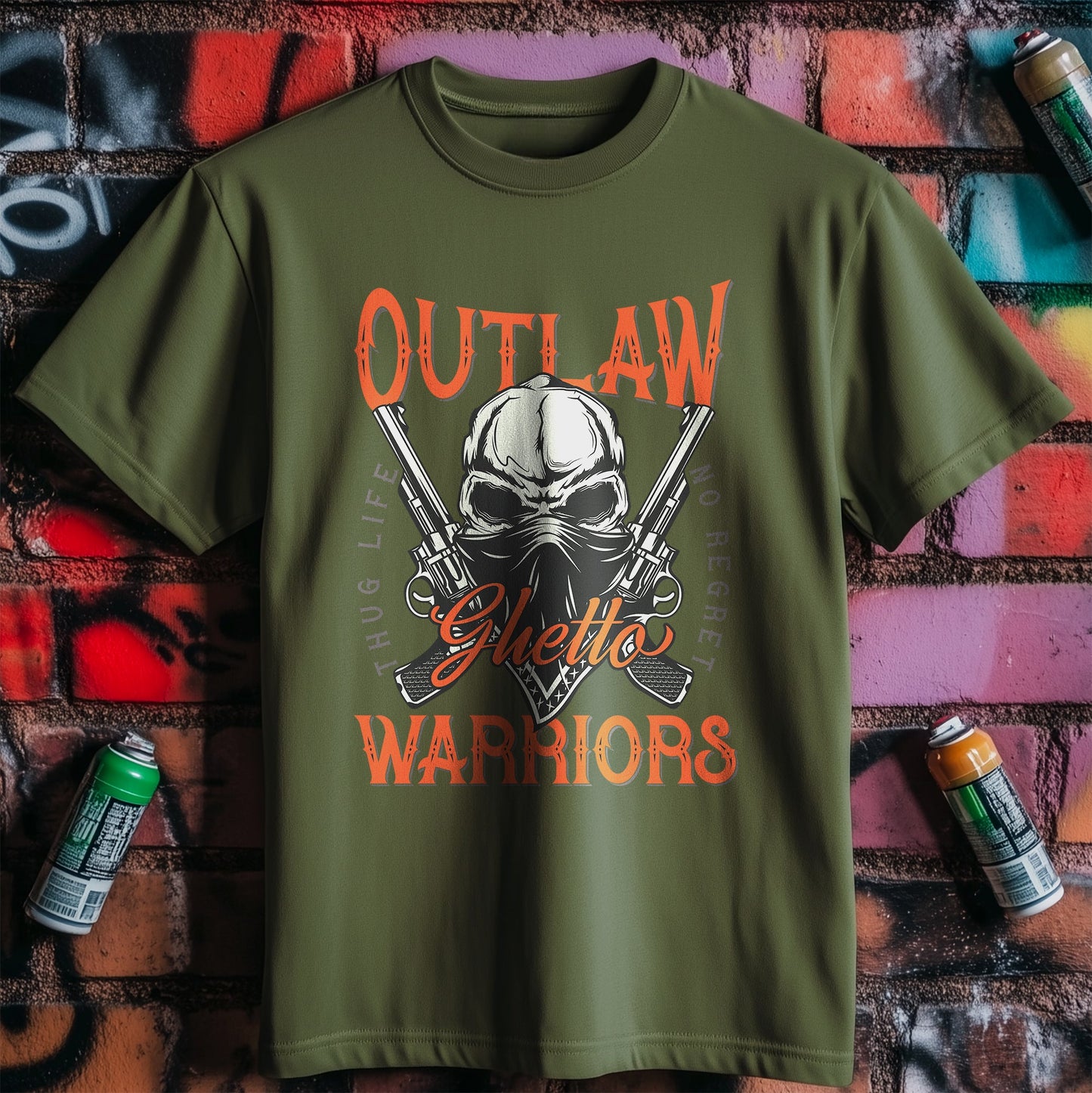 Outlaw Ghetto Warrior T-Shirt -