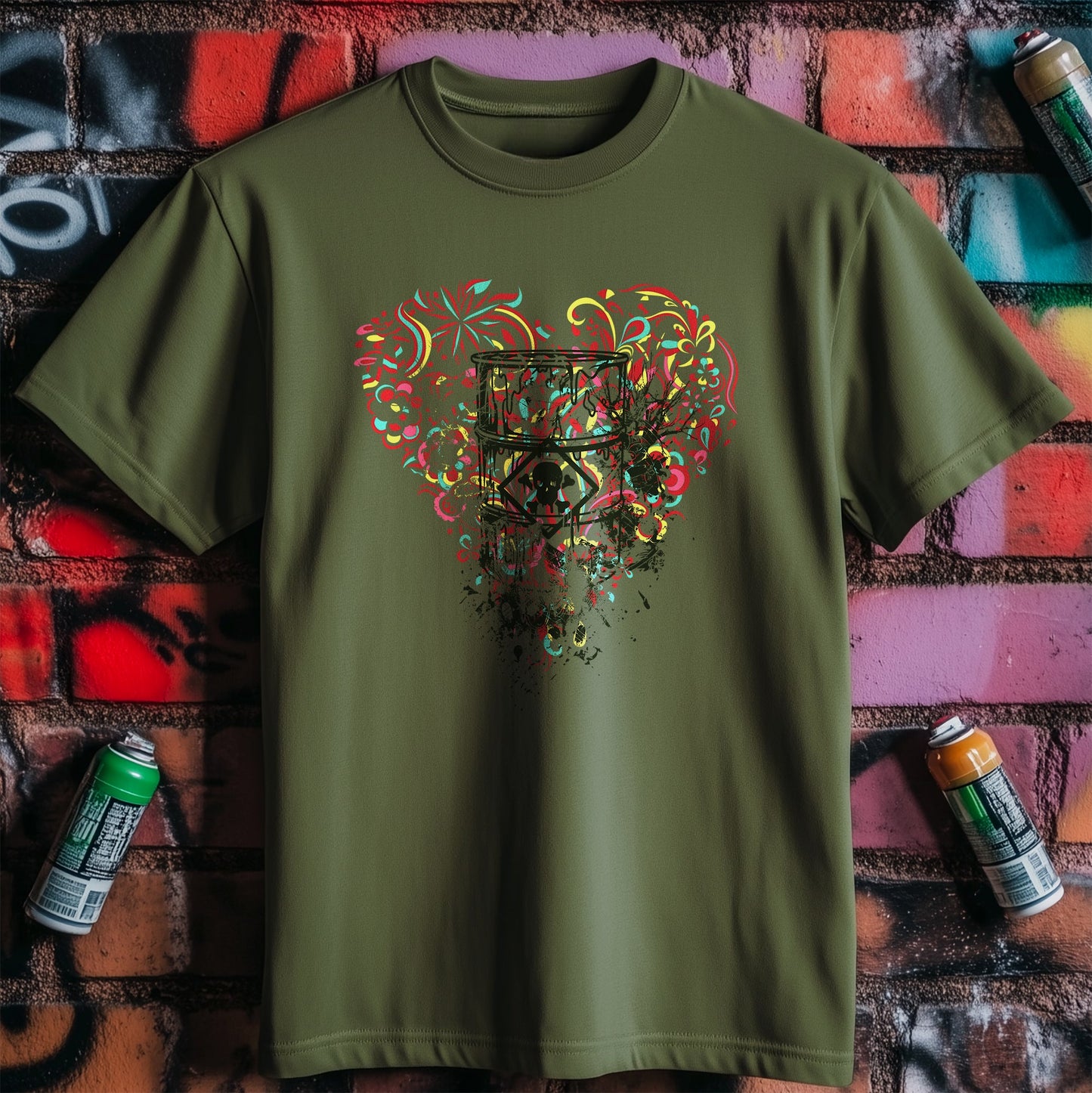 Toxic Barrel T-shirt - Colorfully