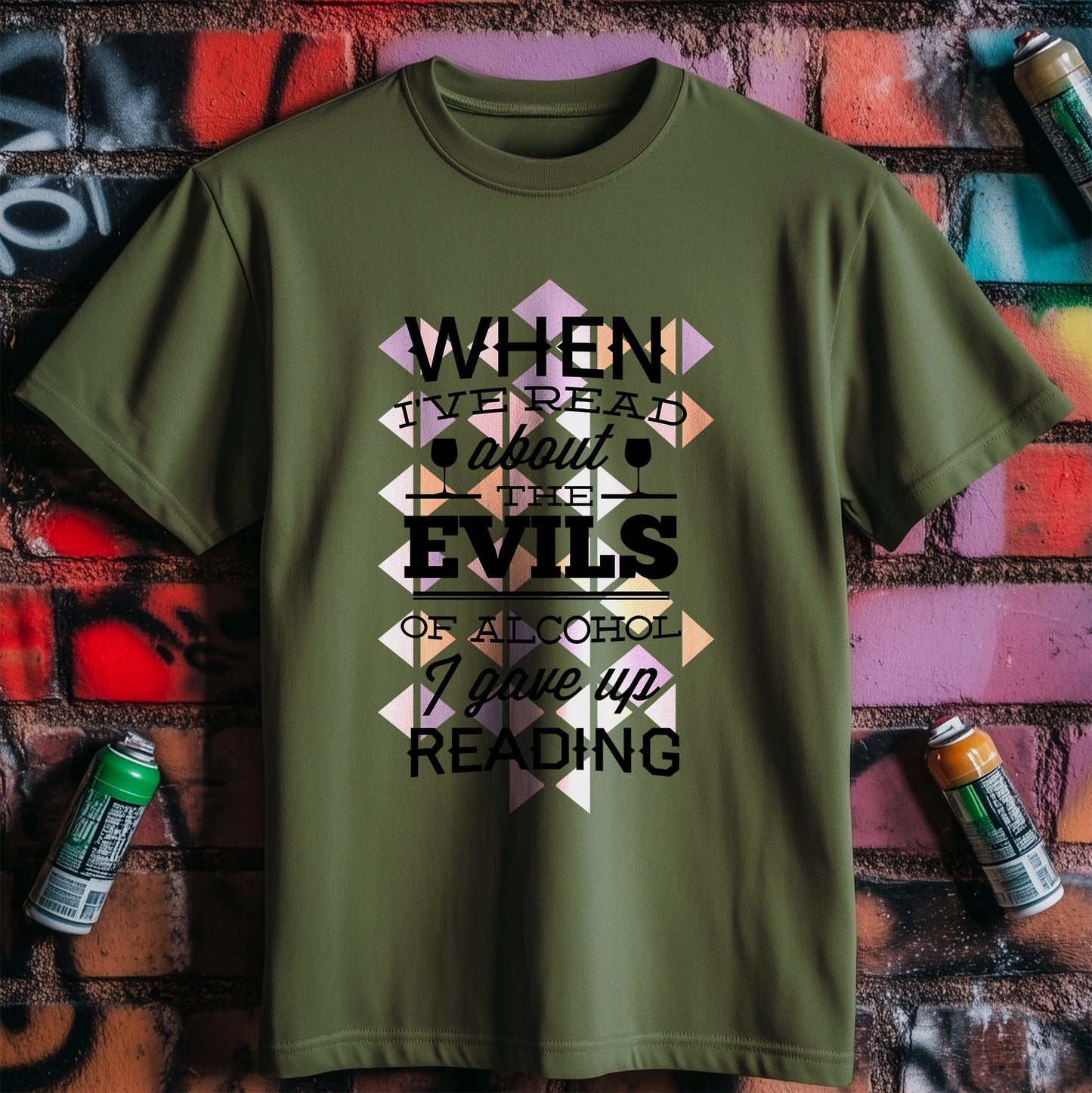 Evils of Alcohol T-shirt - Embrace