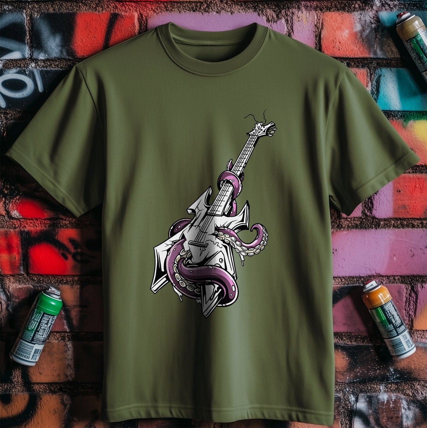 Octopus Guitar T-Shirt