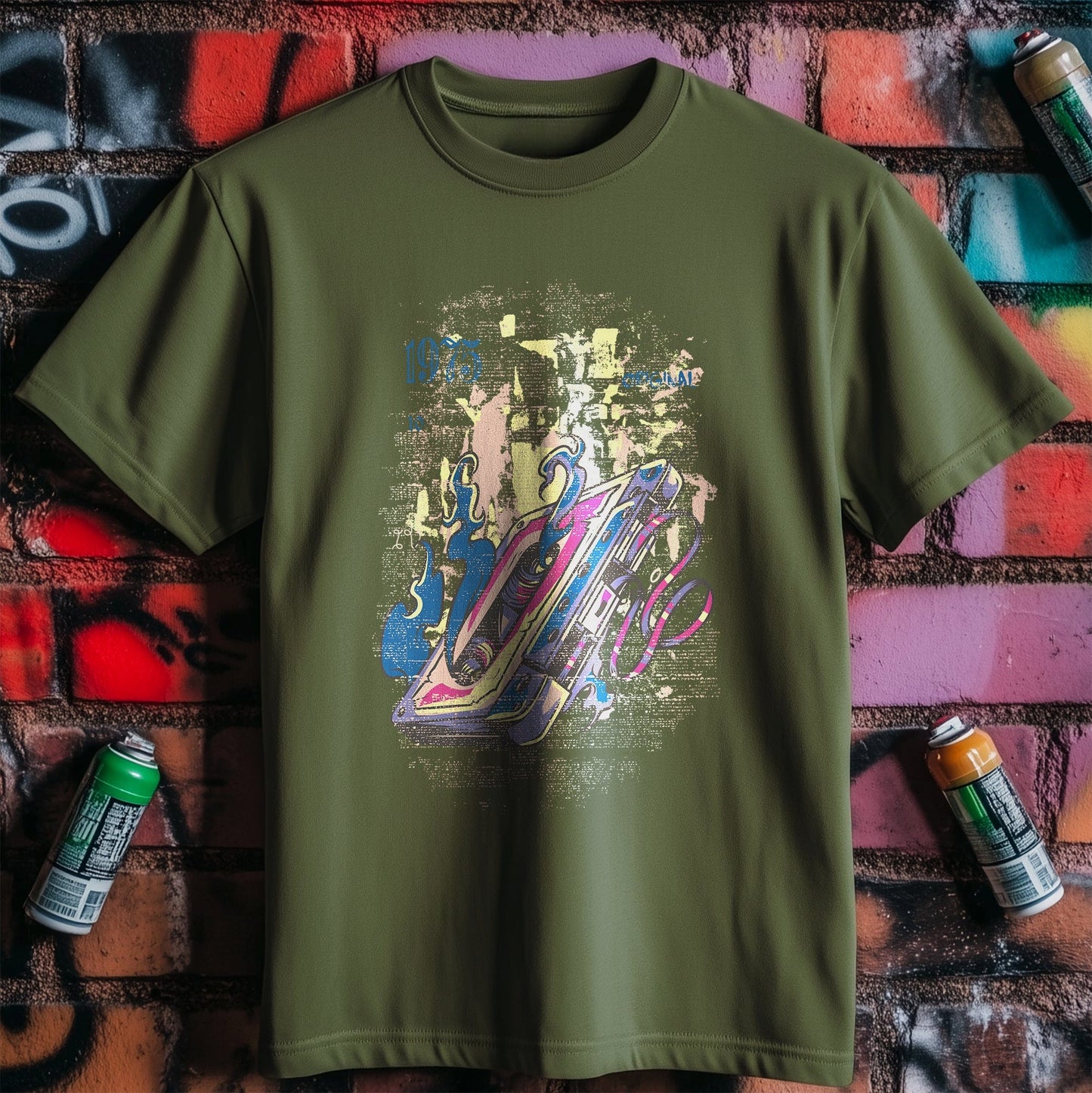 Burning Tapes T-Shirt - Hilarious