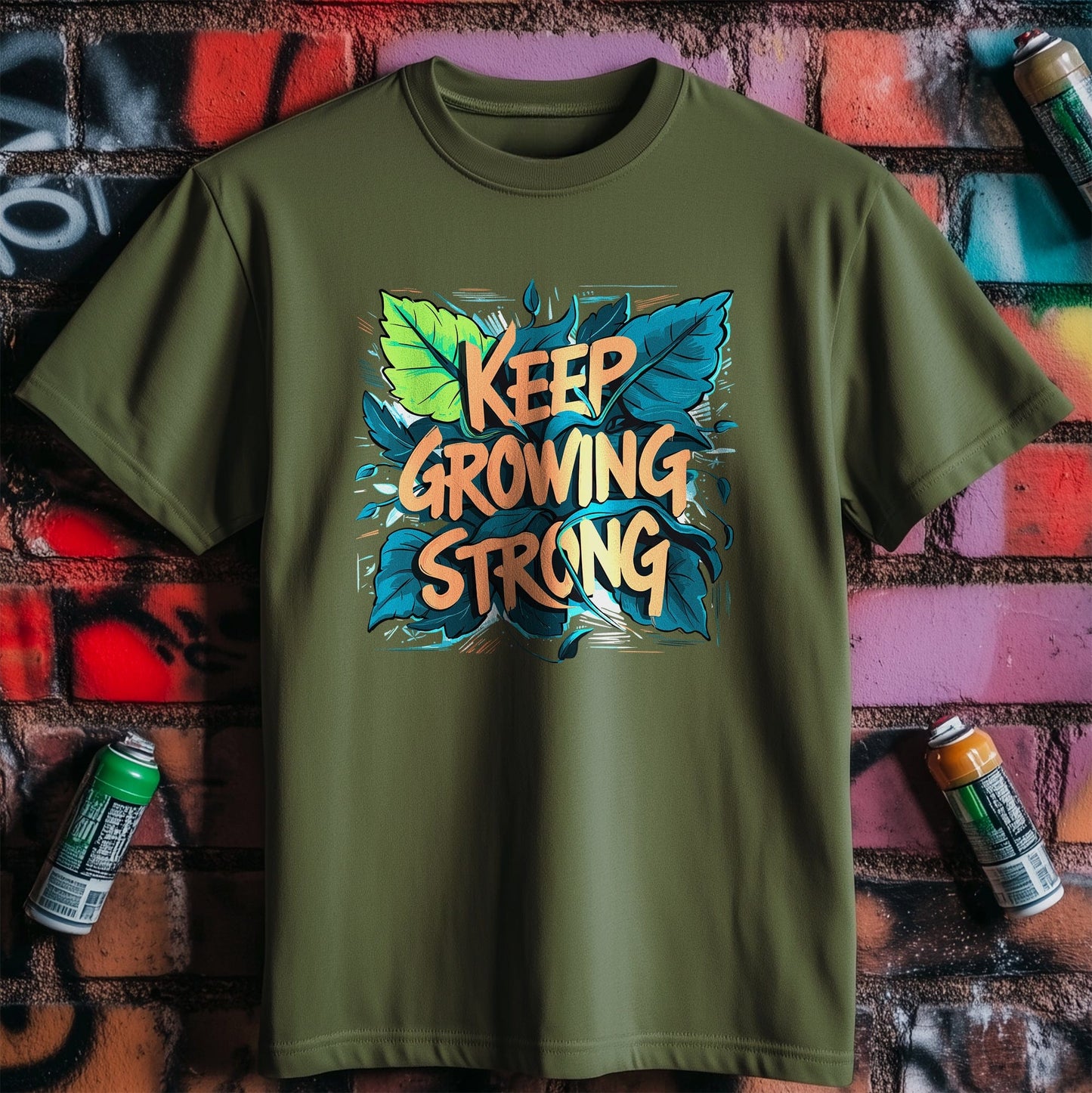 Motivation 33 T-shirt Keep Growing Strong