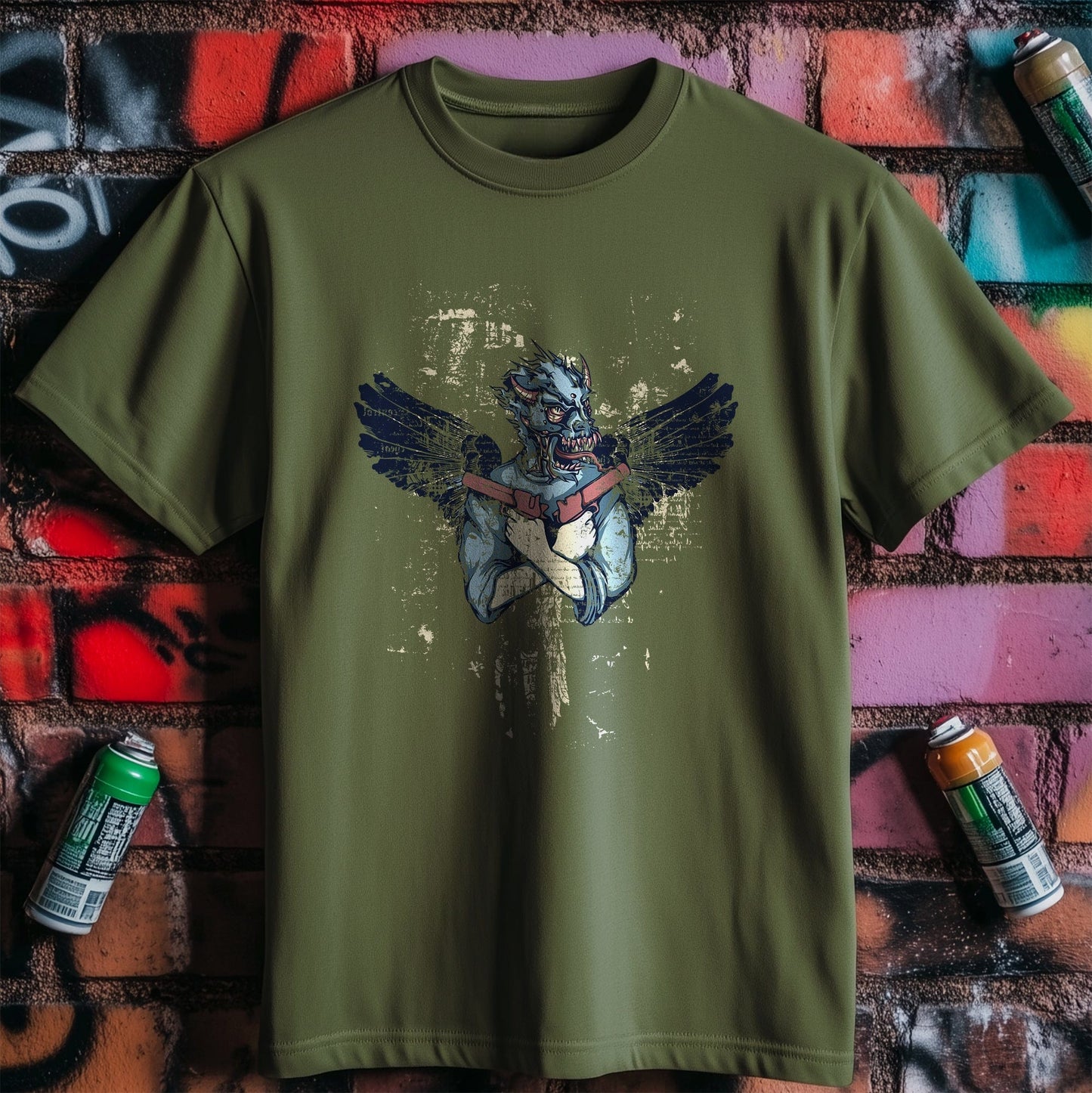 Gangster Demon T-Shirt ‚Äì Flap Your