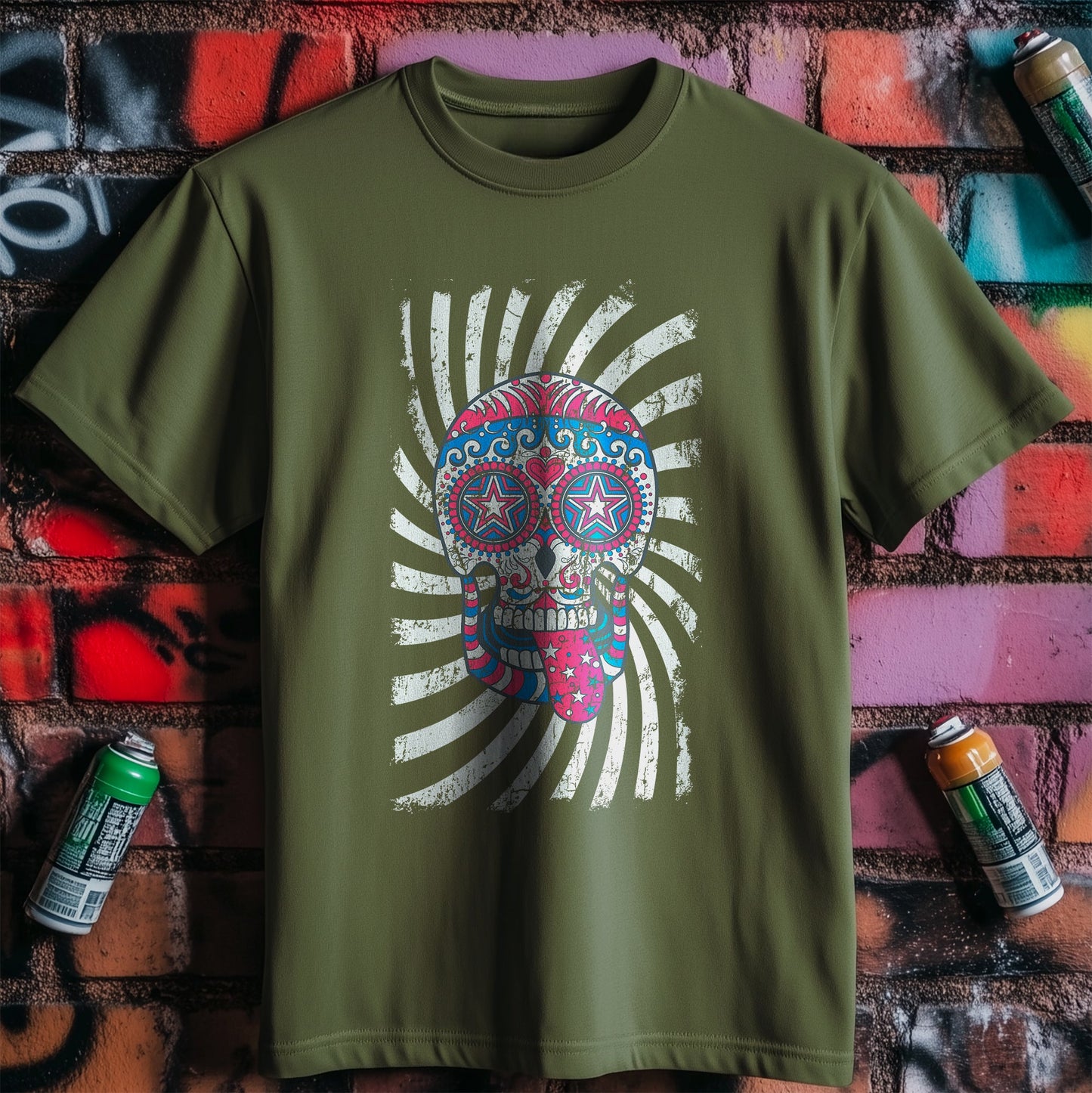 Psychedelic Skull T-Shirt