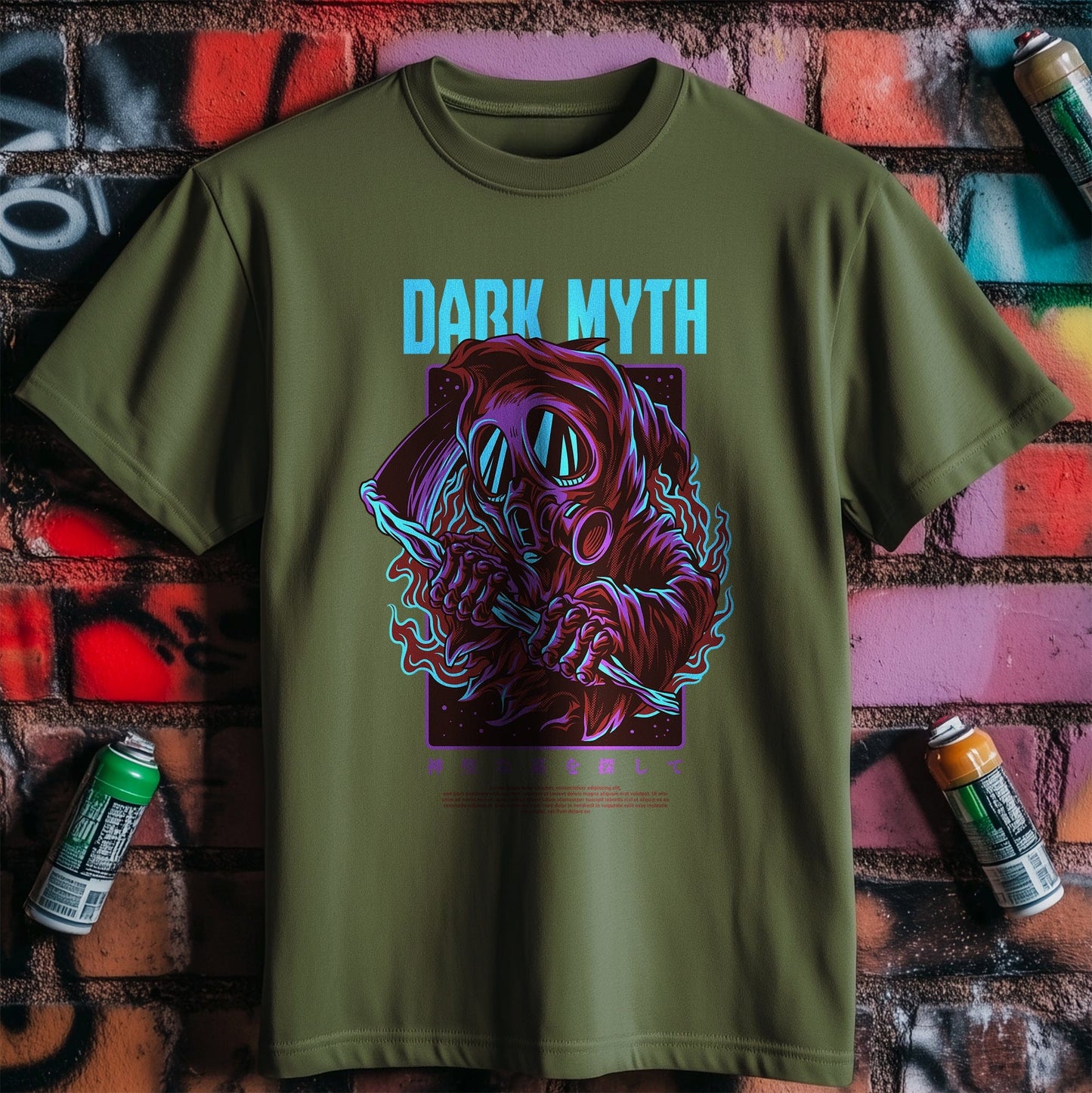 Dark Myth Poster T-Shirt - Embrace