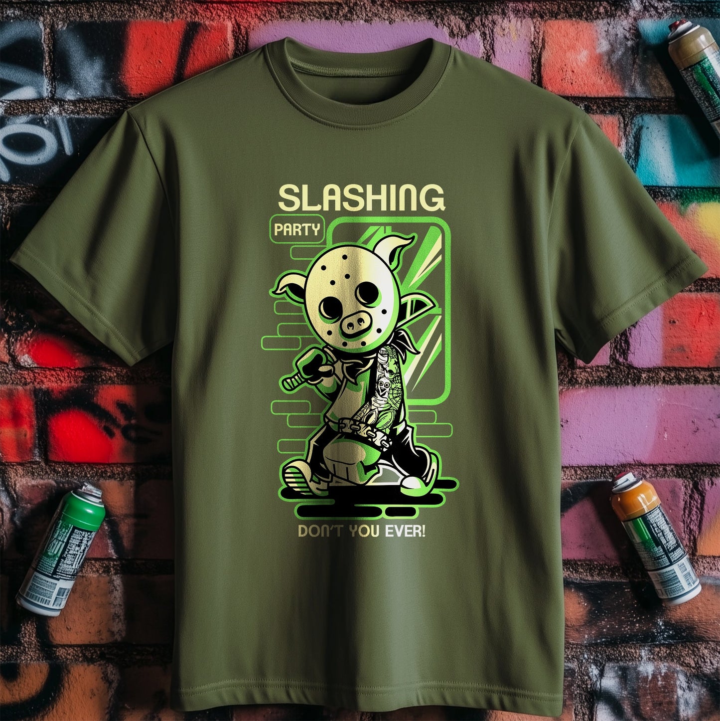 Slashing Party T-Shirt ‚Äì Cut Through
