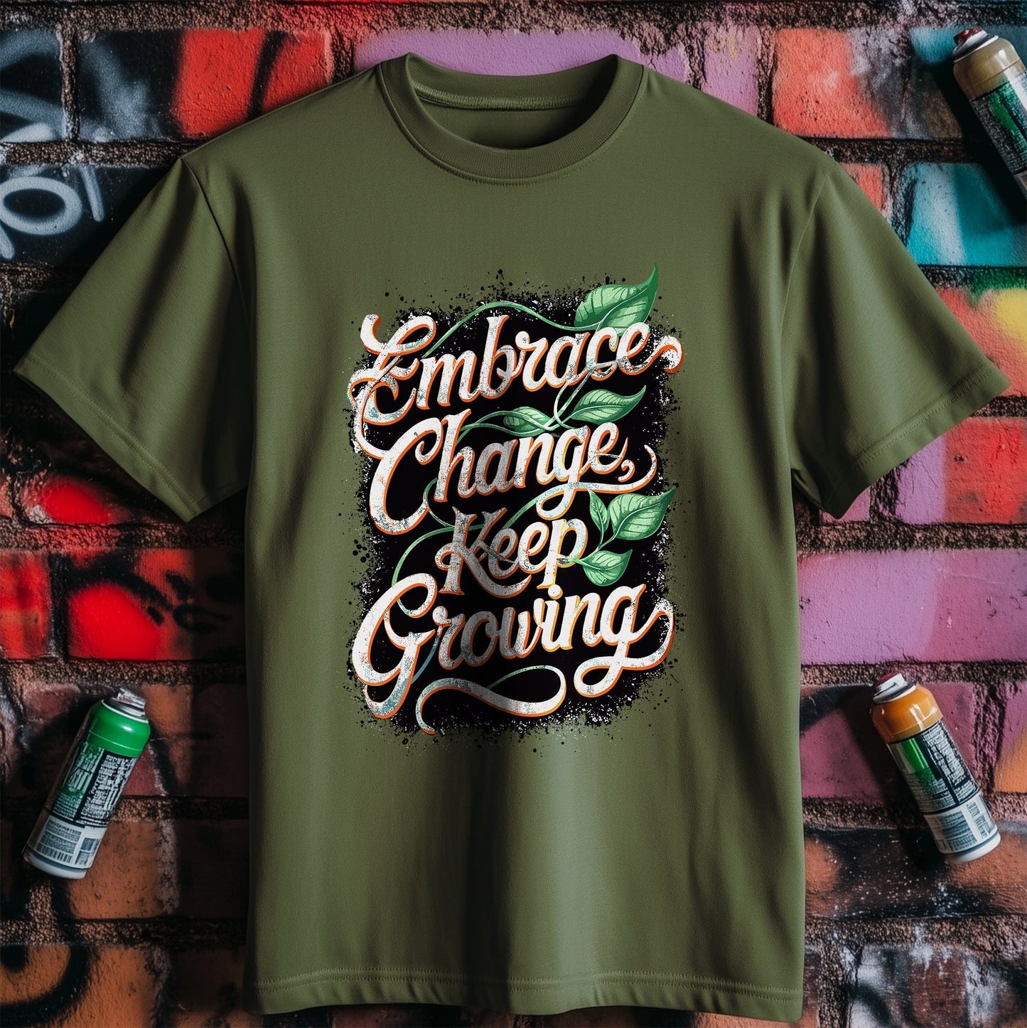 Motivation 42 T-Shirt  Embrace Change and Keep Growing!