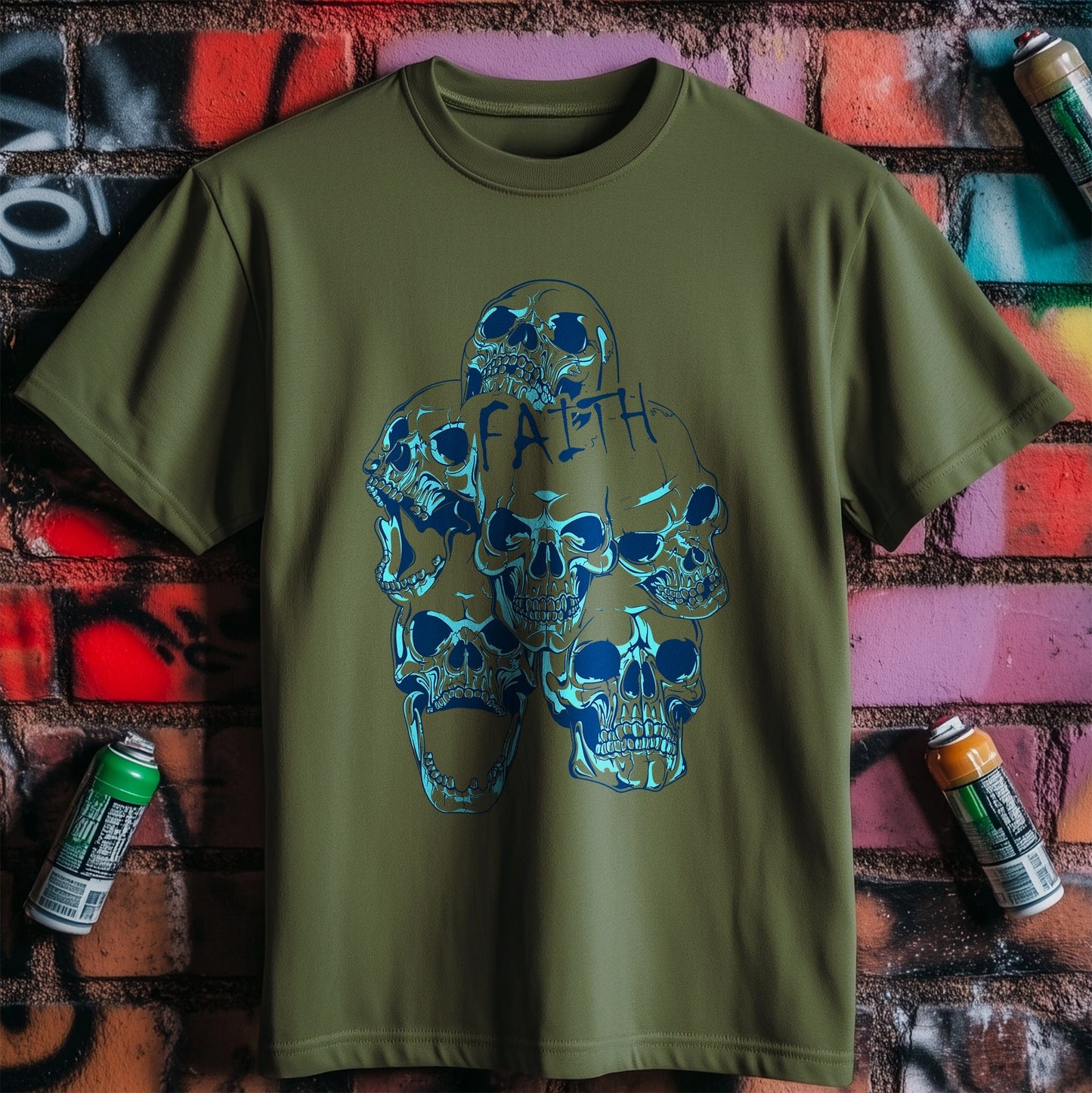 Faith Skulls t-shirt - Embrace your