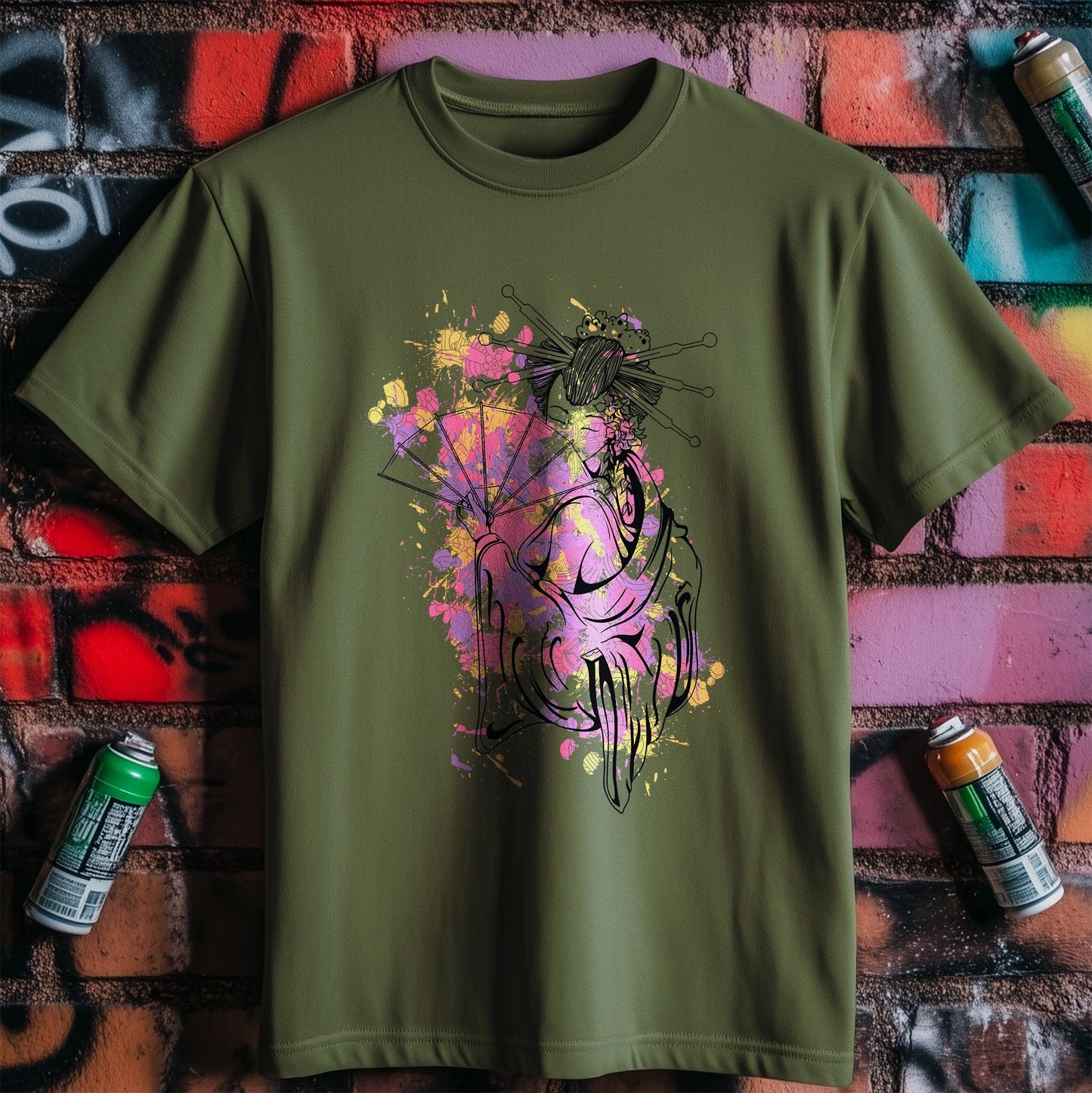 Geisher Fan T-Shirt - Artistic and