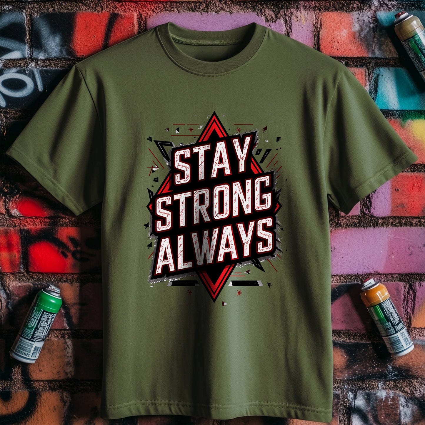 Motivation 100 T-Shirt Stay Strong
