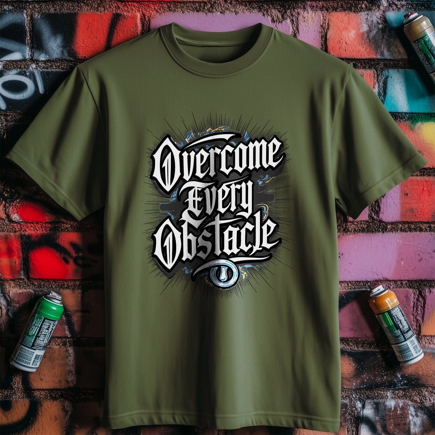 Motivation 91 Overcome Every Obstacle T-shirt