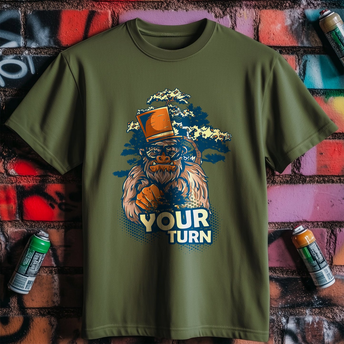 Your Turn Gorilla T-Shirt - Fancy