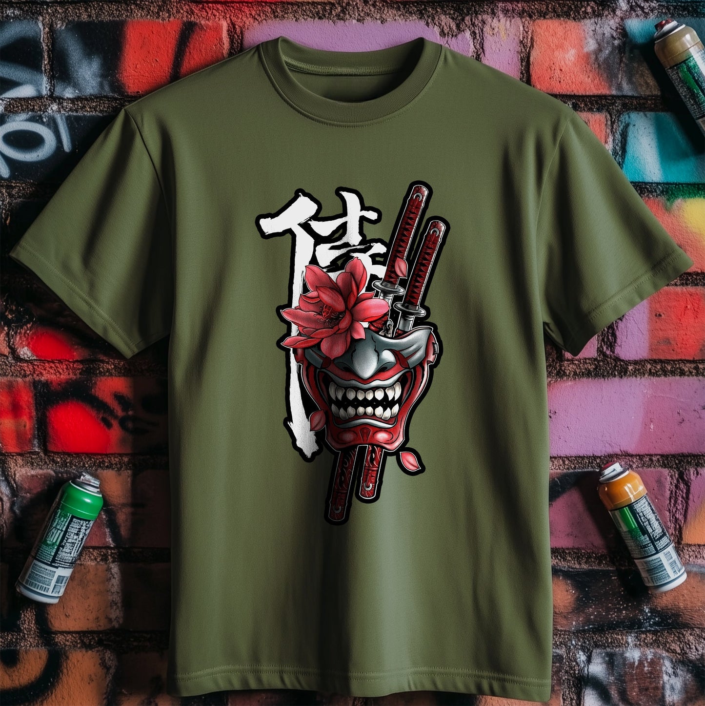Samurai Mask T-shirt - Unleash Your