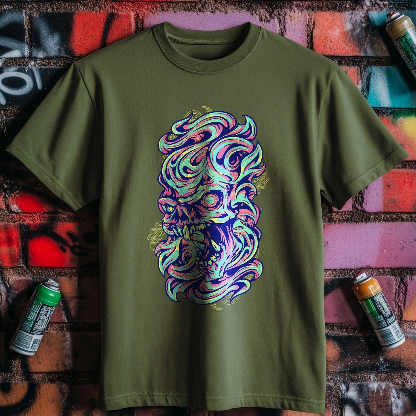 Demon Swirl T-shirt - Funny &
