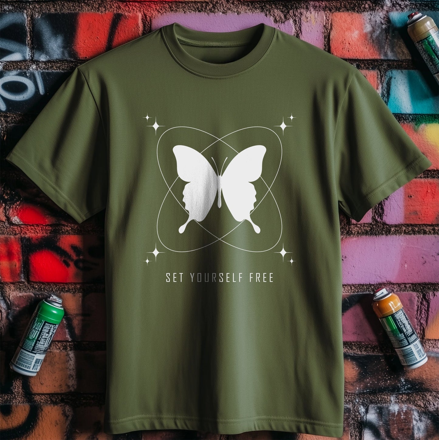 Set Yourself Free Butterfly T-Shirt