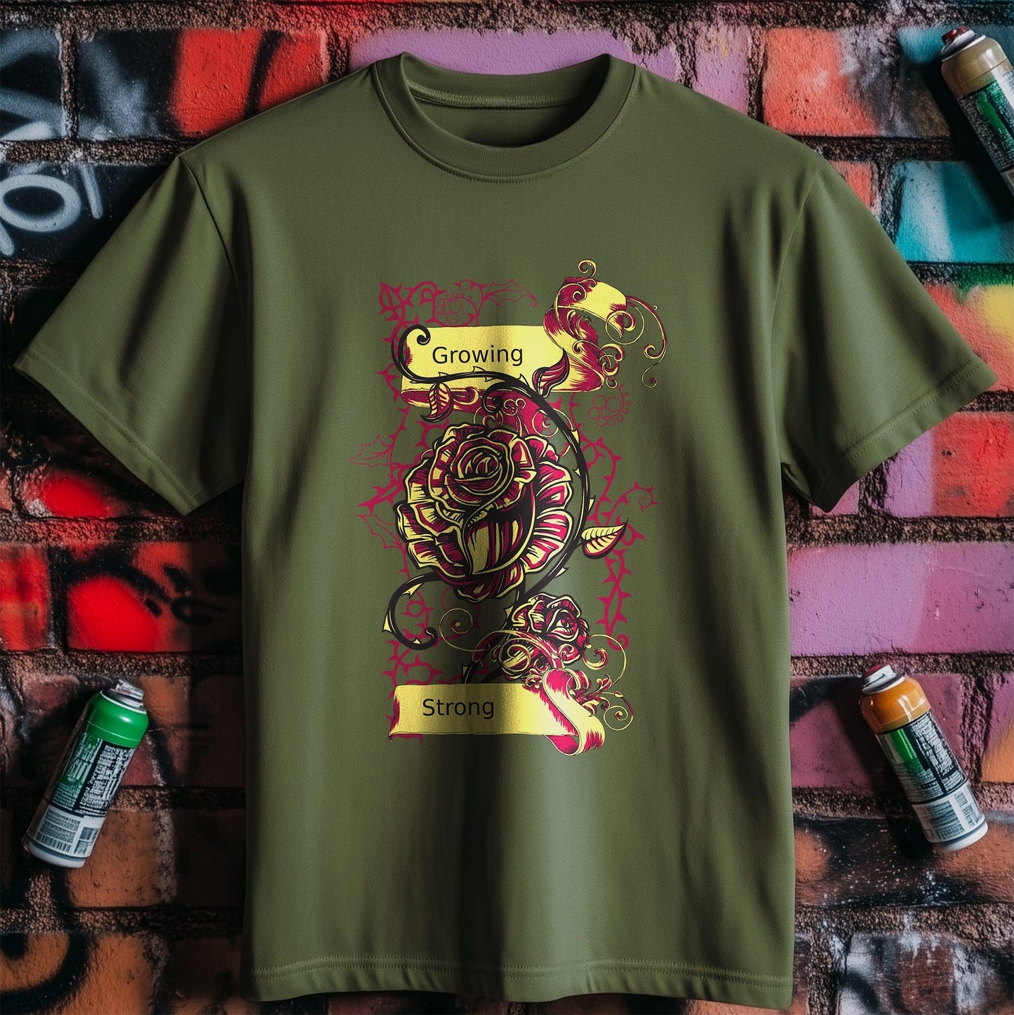 Growing Strong T-shirt - Bloom with