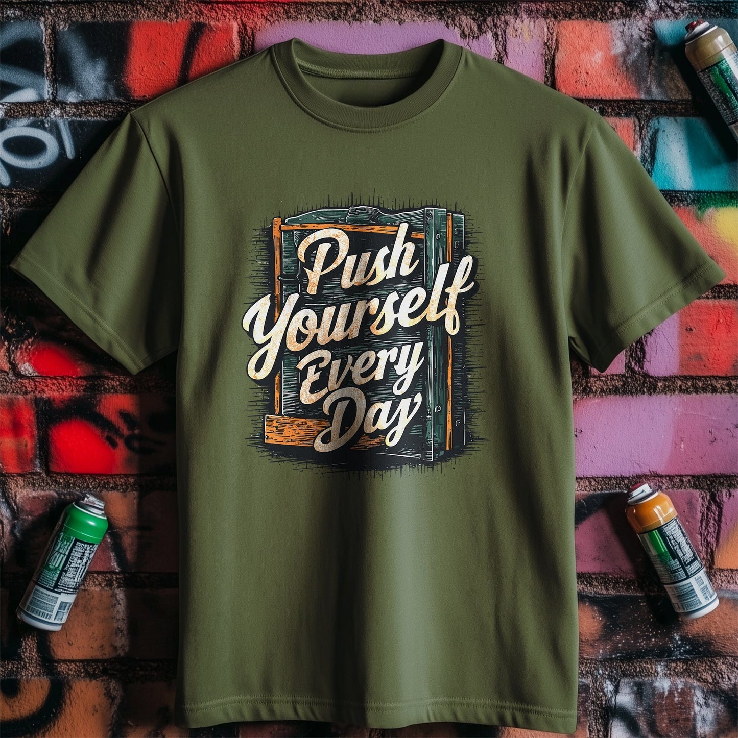 Motivation 23 T-shirt Push Yourself Daily!