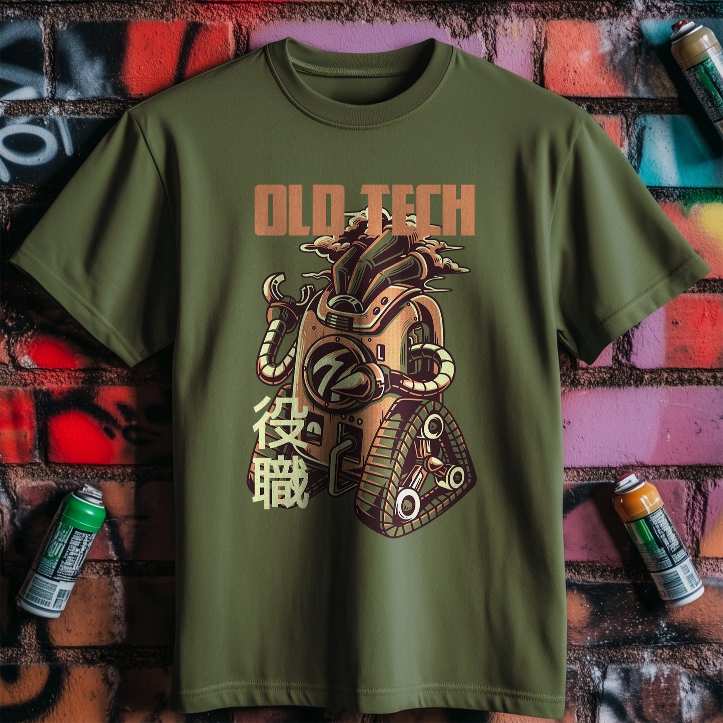 Old Tech Robot T-Shirt - Retro and