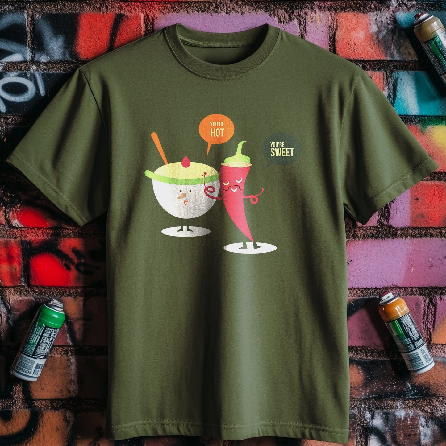 Hot & Sweet T-shirt - Spicy Meets