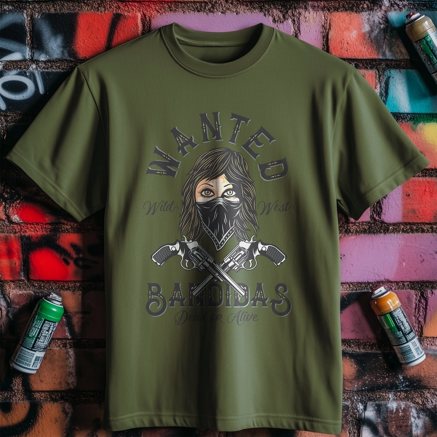 Wanted Bandidas T-Shirt - Outlaw