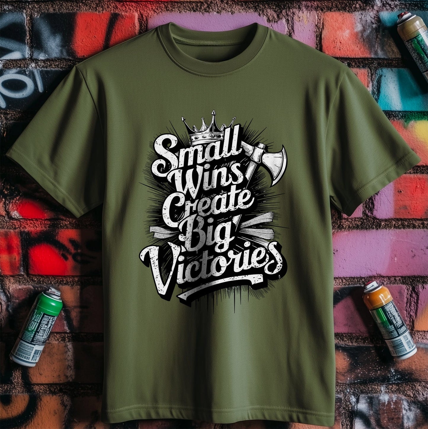 Motivation 48 T-shirt Small Wins