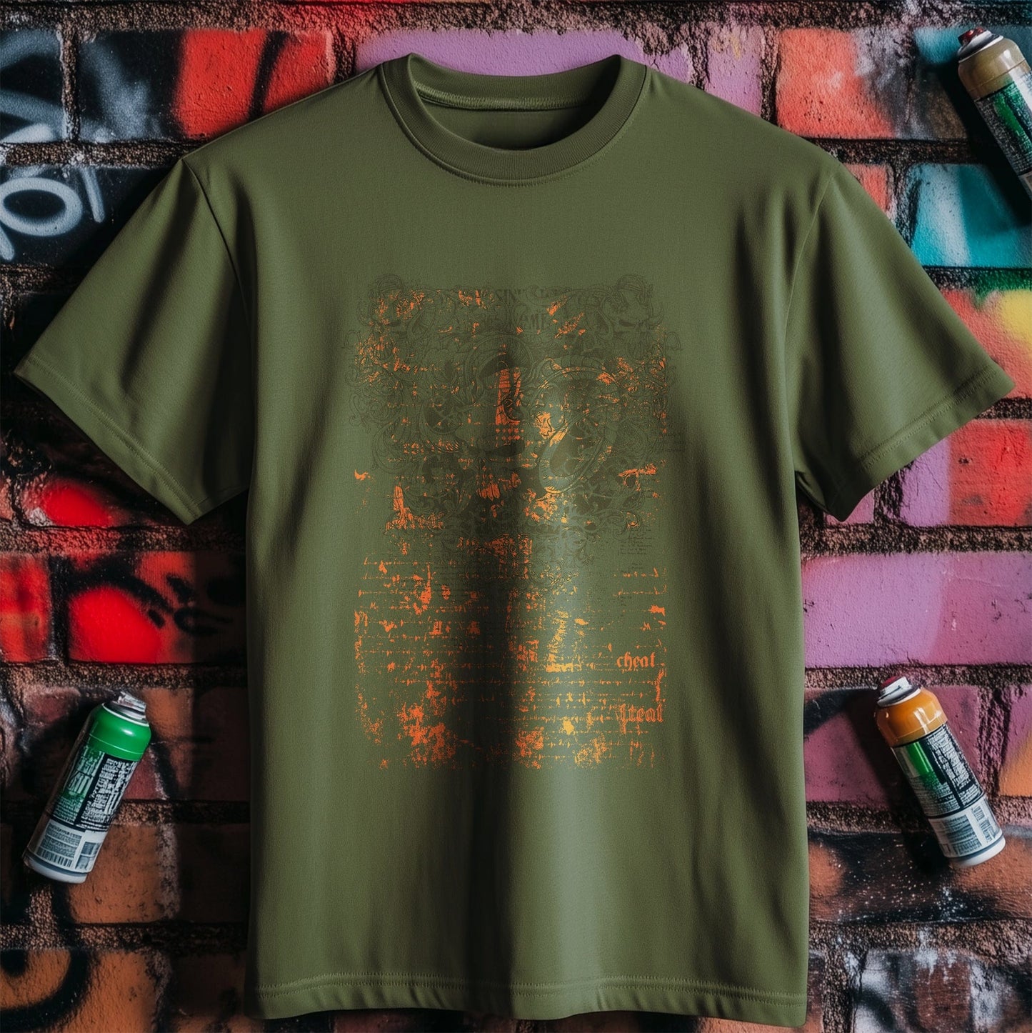 Demon Script T-Shirt - Unleash Your