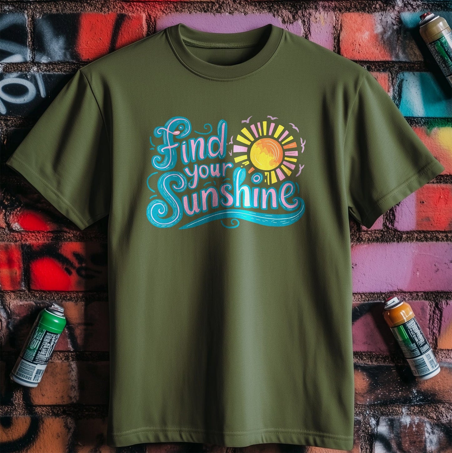 Motivation 72 T-Shirt Find Your Sunshine