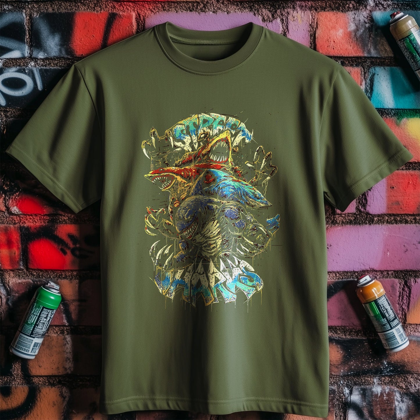 Street Sharks T-shirt ‚Äì Swim into