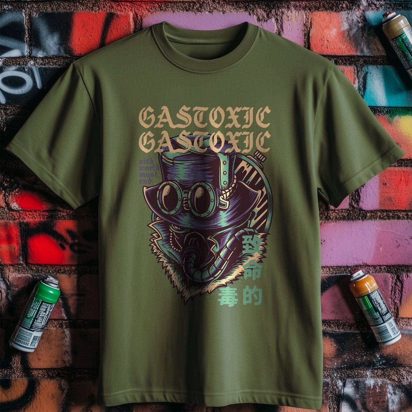 Gas Toxic Sixk World t-shirt -